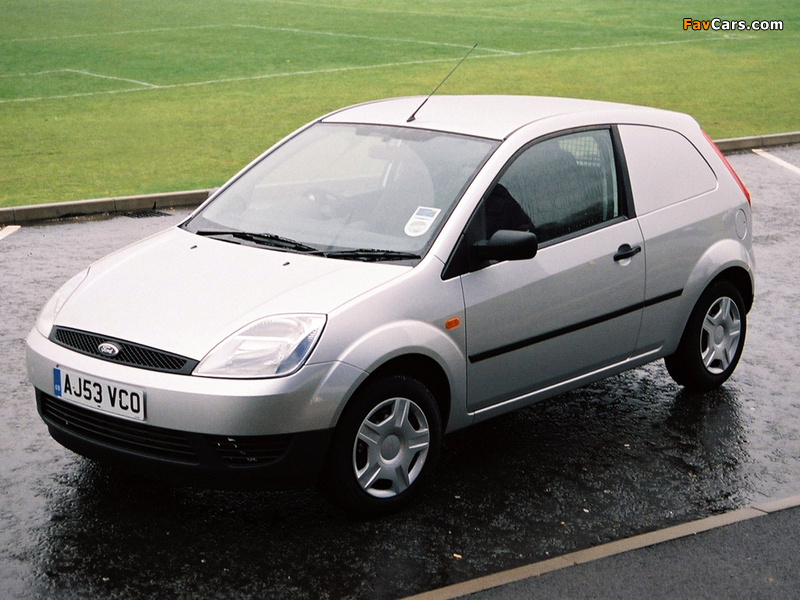Ford Fiesta Van UK-spec 2002–05 wallpapers (800 x 600)