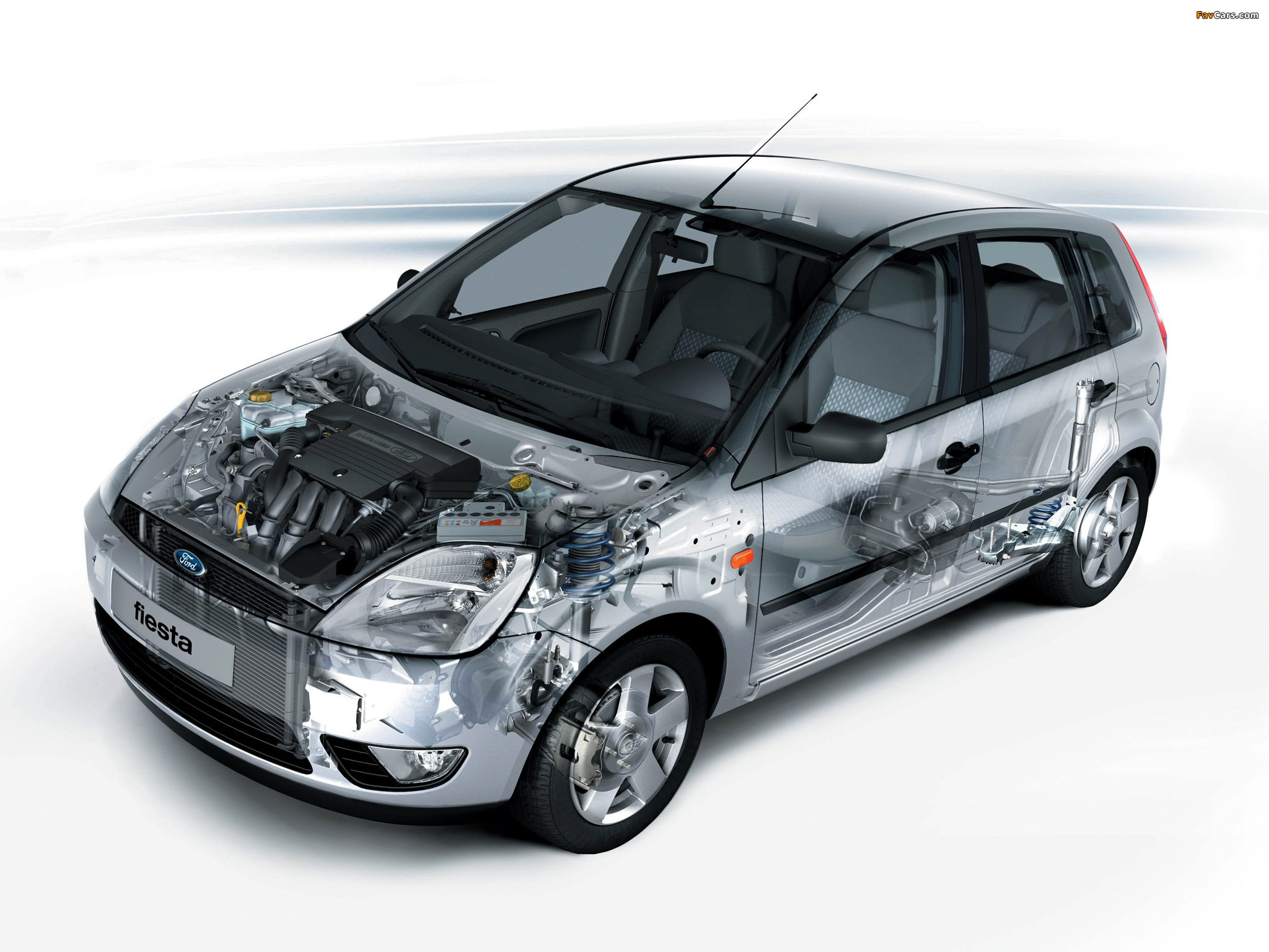 Ford Fiesta 5-door 2002–05 wallpapers (2048 x 1536)