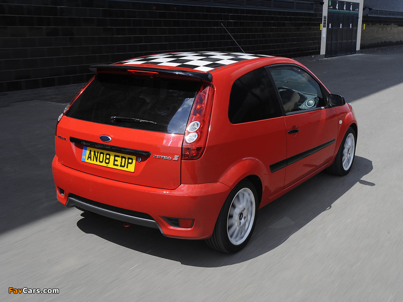 Ford Fiesta Zetec S Red 2008 wallpapers (800 x 600)