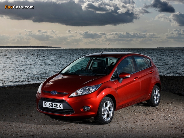 Ford Fiesta 5-door UK-spec 2008–12 wallpapers (640 x 480)