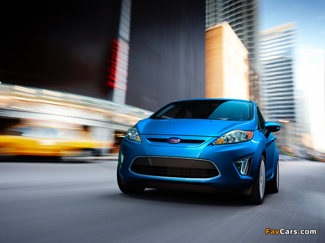 Ford Fiesta Hatchback US-spec 2010–13 wallpapers (640 x 480)