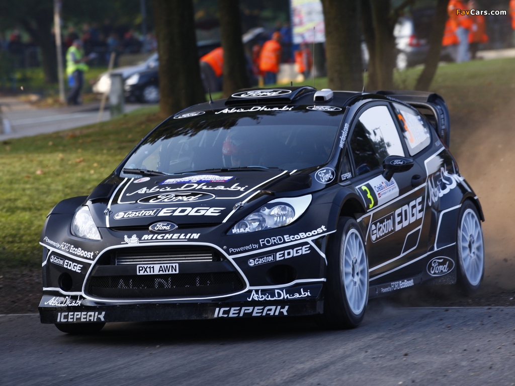 Ford Fiesta RS WRC 2011 wallpapers (1024 x 768)