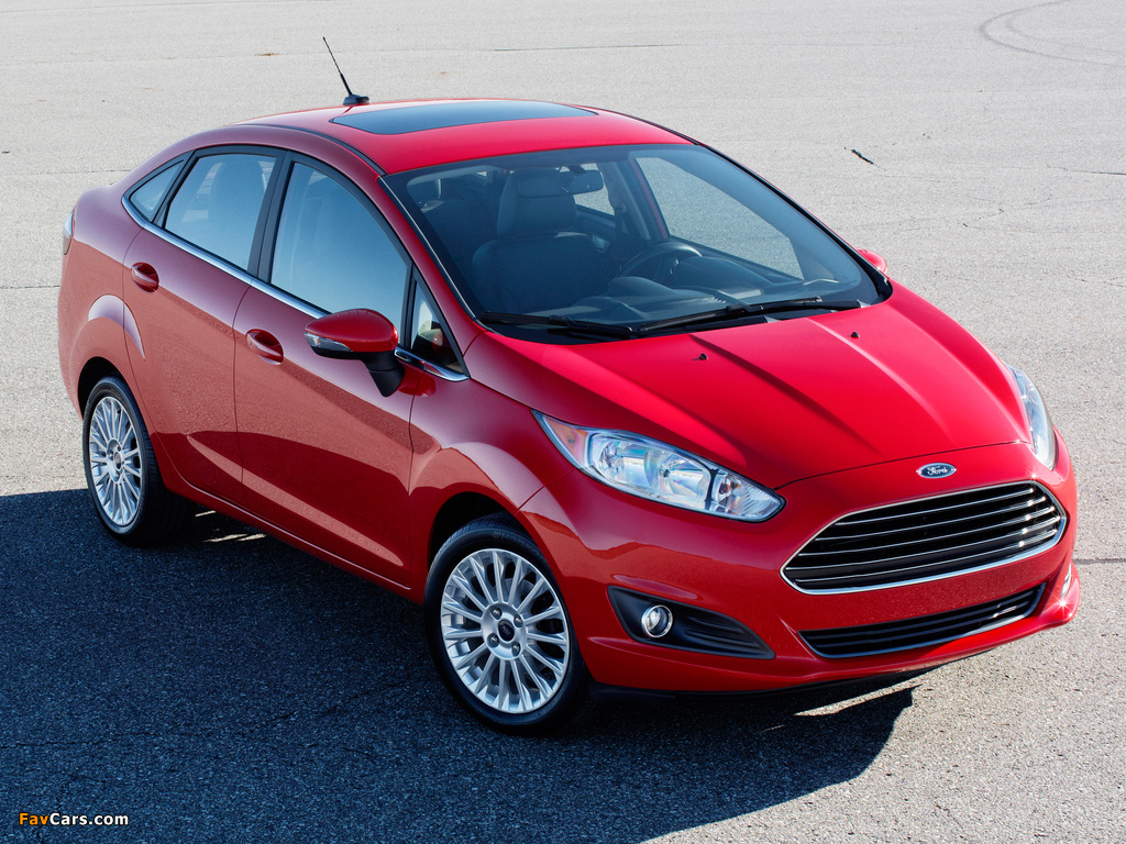 Ford Fiesta Sedan US-spec 2013 wallpapers (1024 x 768)