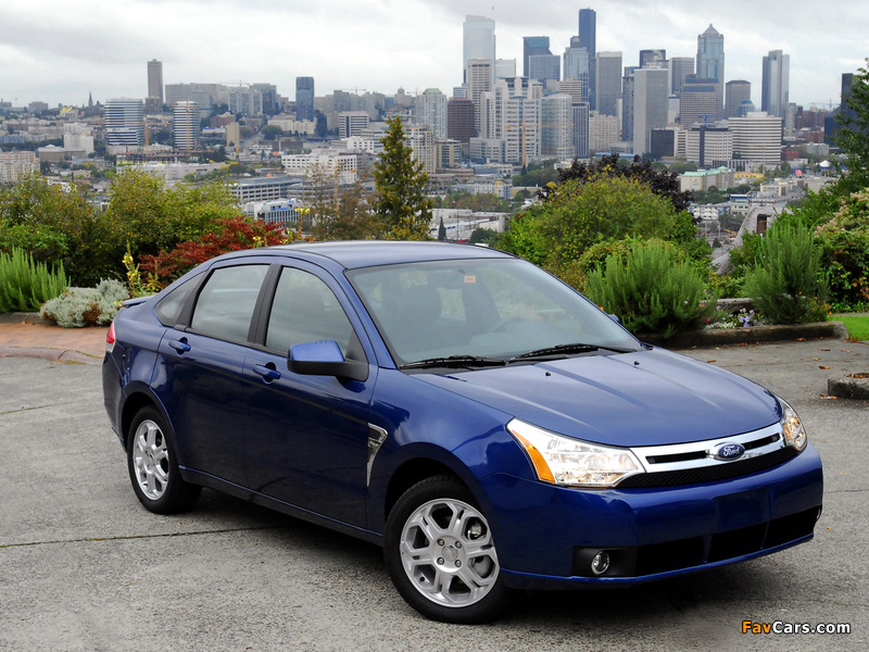 Pictures of Ford Focus Sedan 2007–10 (800 x 600)