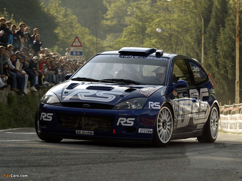 Ford Focus RS WRC 2001–02 photos (1024 x 768)