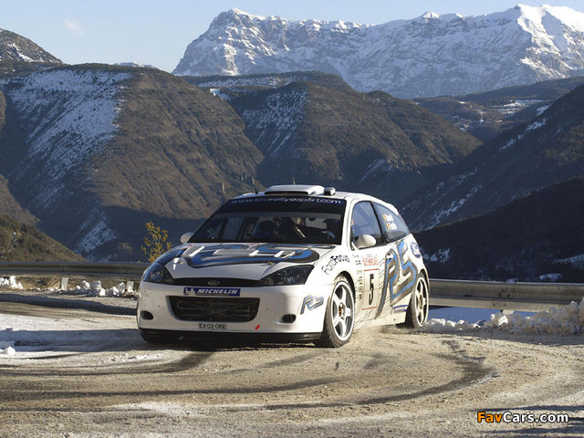 Ford Focus RS WRC 2001–02 wallpapers (640 x 480)