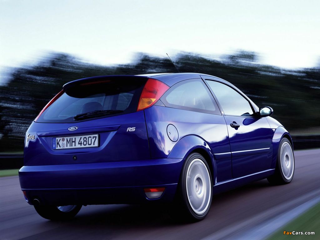 Ford Focus RS 2002–03 pictures (1024 x 768)