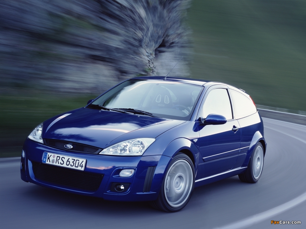 Ford Focus RS 2002–03 wallpapers (1024 x 768)