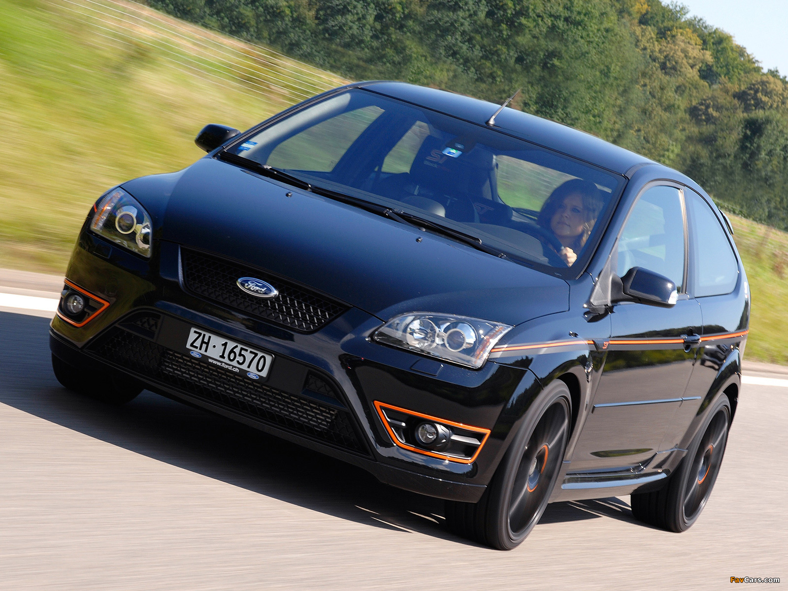 Ford Focus ST 3-door Black Edition 2007 images (1600 x 1200)