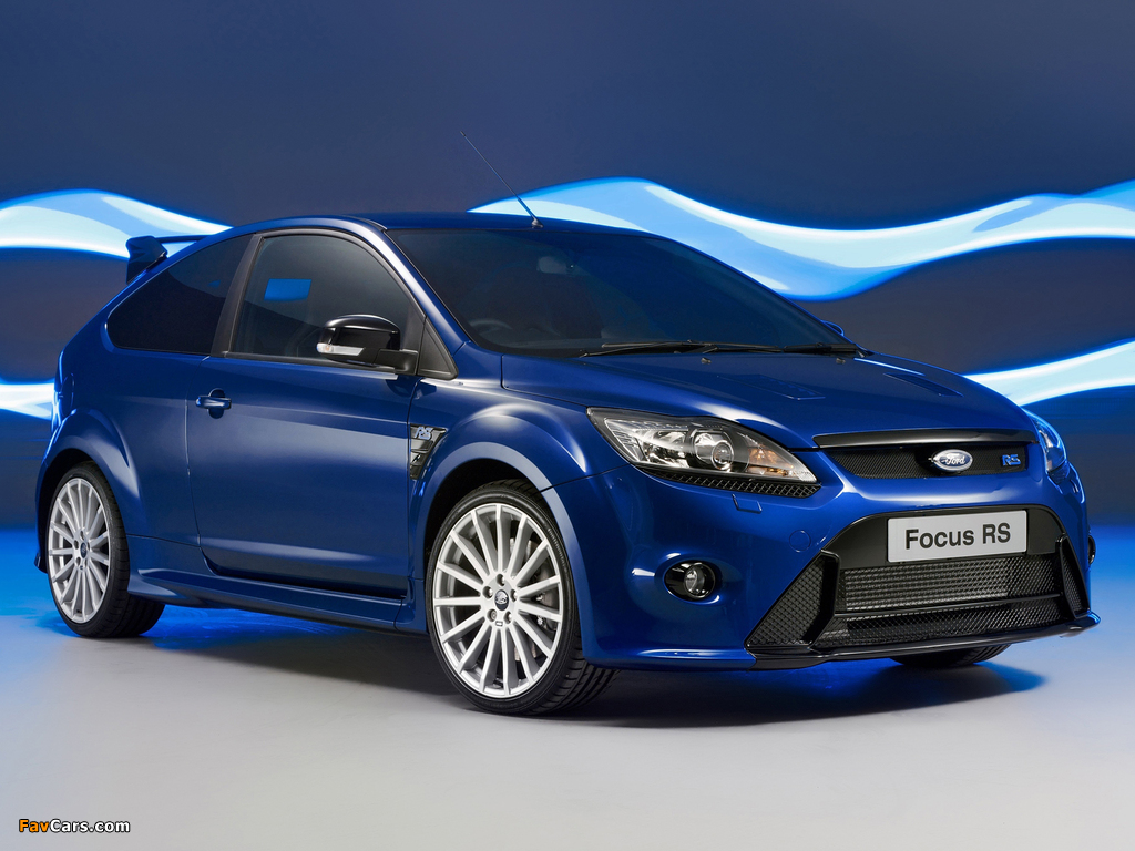 Ford Focus RS UK-spec 2009–10 images (1024 x 768)