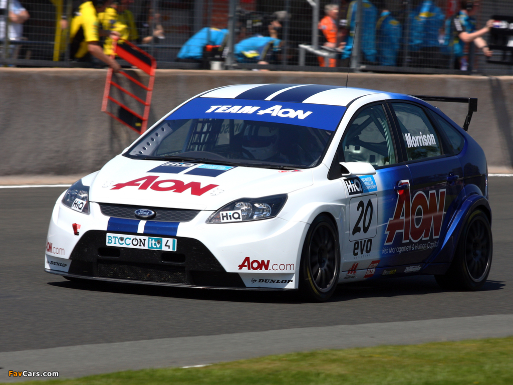 Ford Focus ST BTCC 2009–10 wallpapers (1024 x 768)