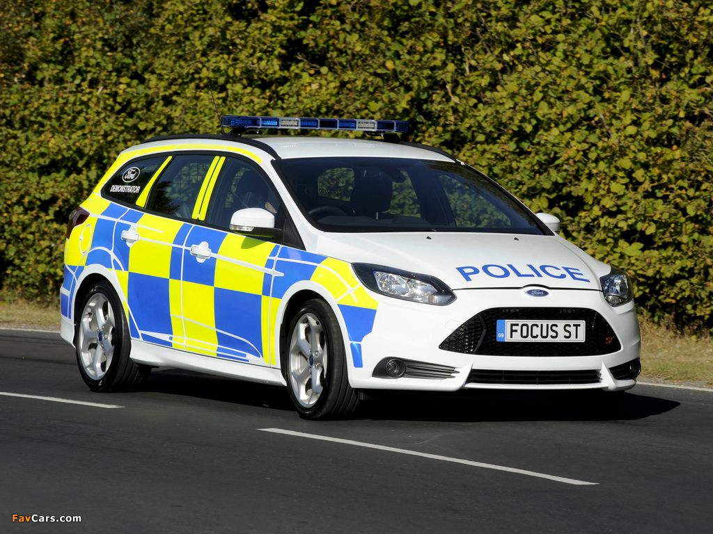 Ford Focus ST Wagon Police 2012 images (1024 x 768)