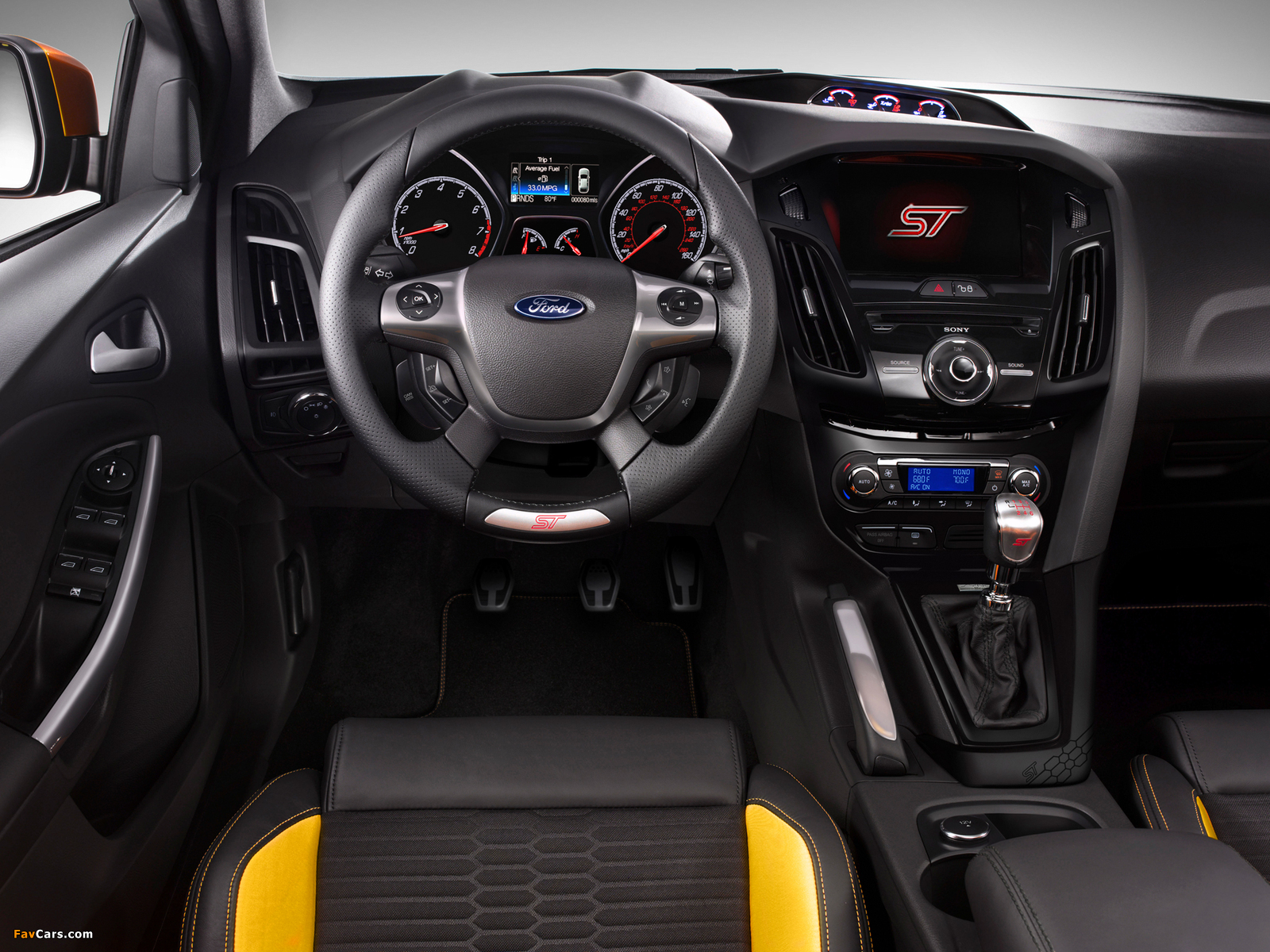 Ford Focus ST US-spec 2012 pictures (1600 x 1200)