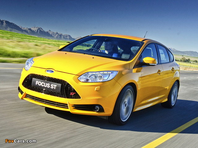 Ford Focus ST ZA-spec 2012 pictures (640 x 480)