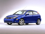 Pictures of Ford Focus SVT 3-door US-spec 2002–04