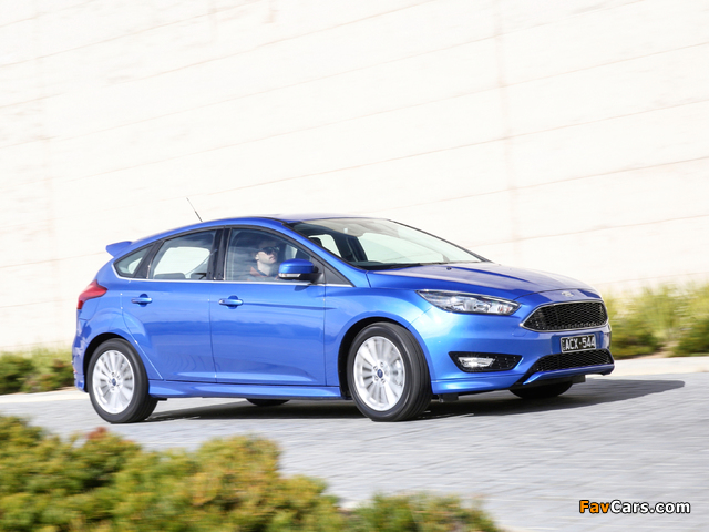 Pictures of Ford Focus S AU-spec 2015 (640 x 480)