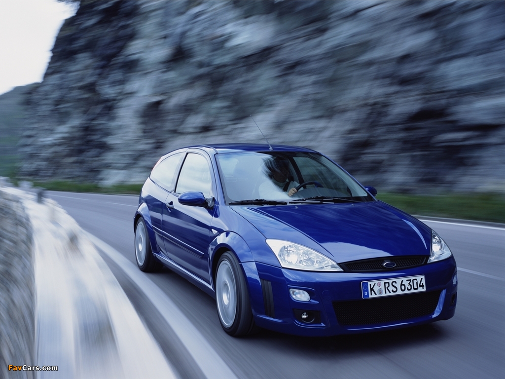 Ford Focus RS 2002–03 wallpapers (1024 x 768)