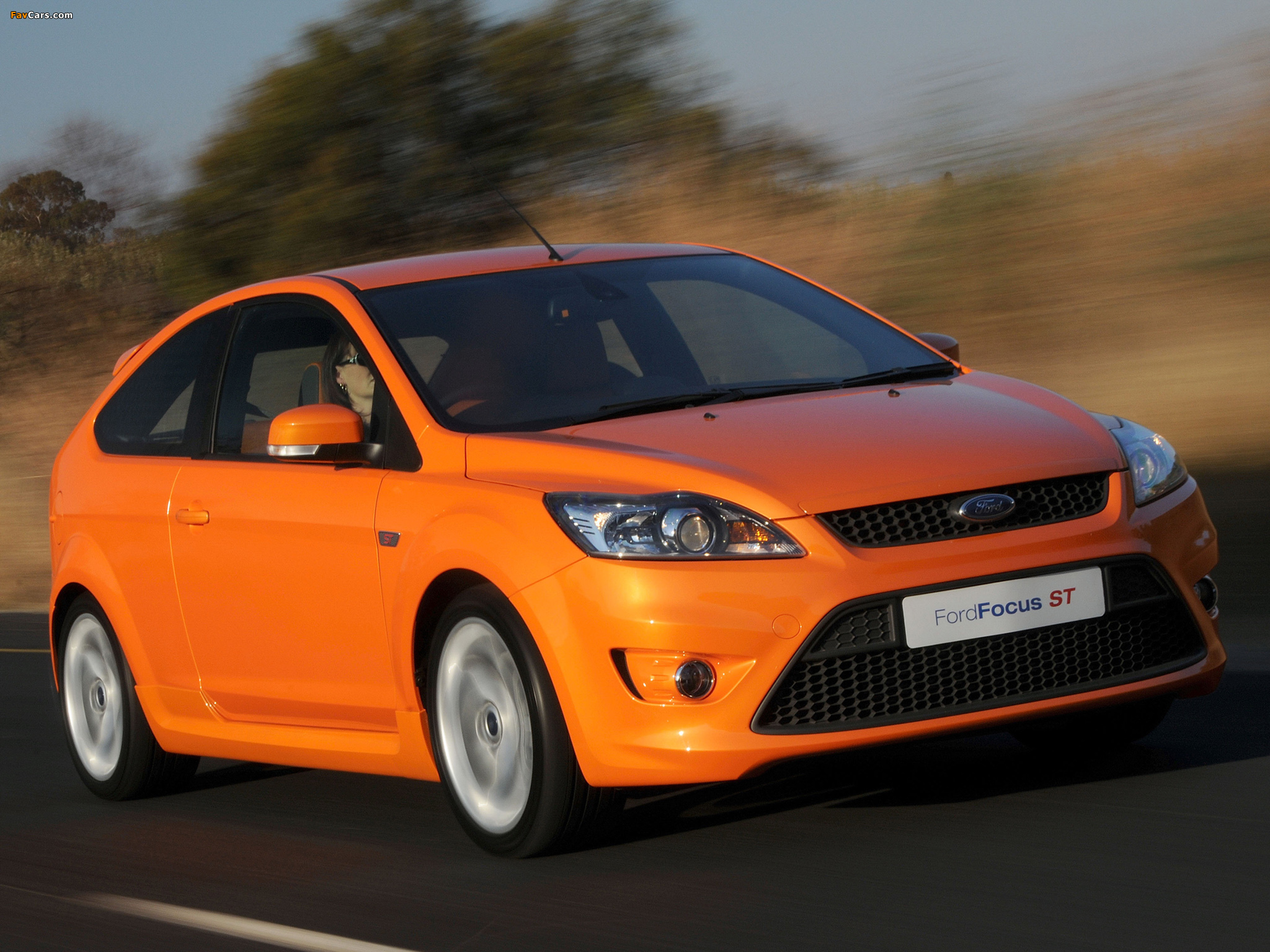 Ford Focus ST 3-door ZA-spec 2008–10 wallpapers (2048 x 1536)