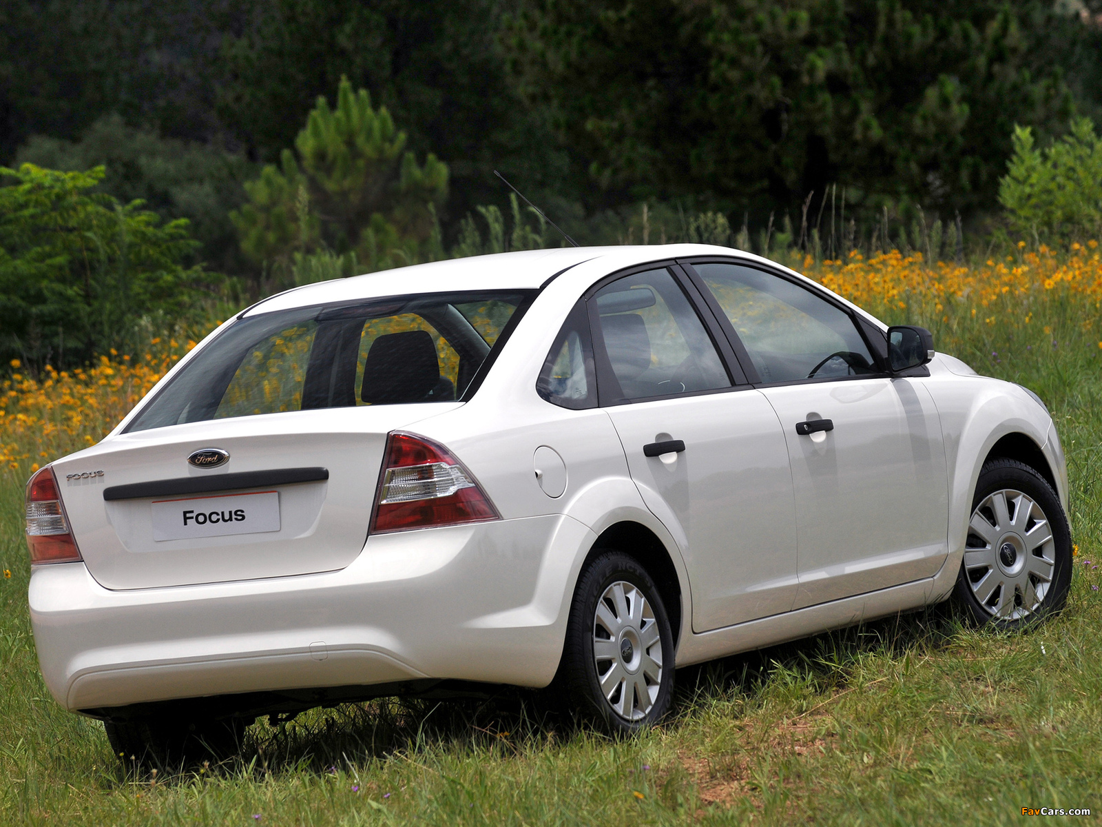 Ford Focus Sedan ZA-spec 2009–10 wallpapers (1600 x 1200)