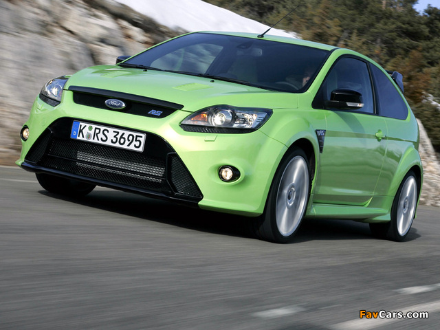 Ford Focus RS 2009–10 wallpapers (640 x 480)