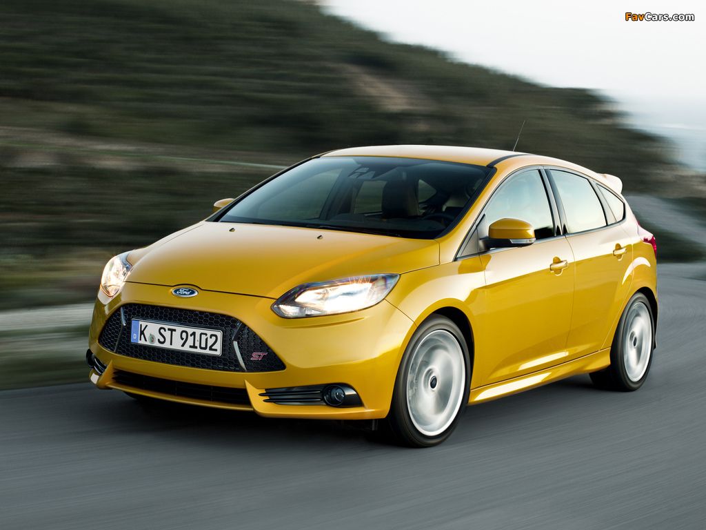 Ford Focus ST 2012 wallpapers (1024 x 768)