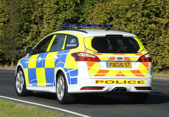 Ford Focus ST Wagon Police 2012 wallpapers