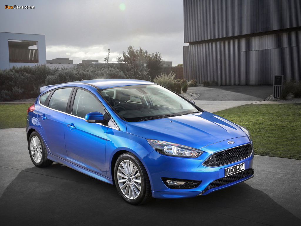 Ford Focus S AU-spec 2015 wallpapers (1024 x 768)