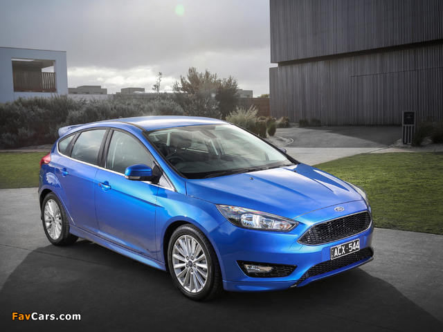 Ford Focus S AU-spec 2015 wallpapers (640 x 480)