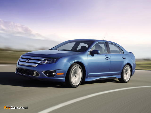 Ford Fusion Sport (CD338) 2009–12 wallpapers (640 x 480)