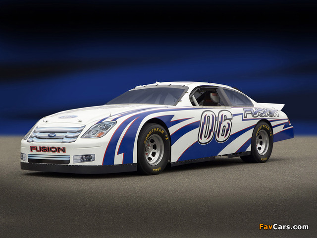 Ford Fusion NASCAR Sprint Cup Series Race Car 2006–08 wallpapers (640 x 480)