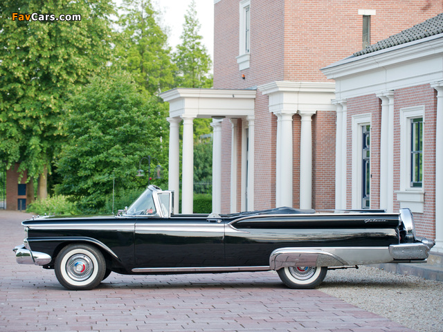 Ford Galaxie Sunliner Convertible 1959 pictures (640 x 480)