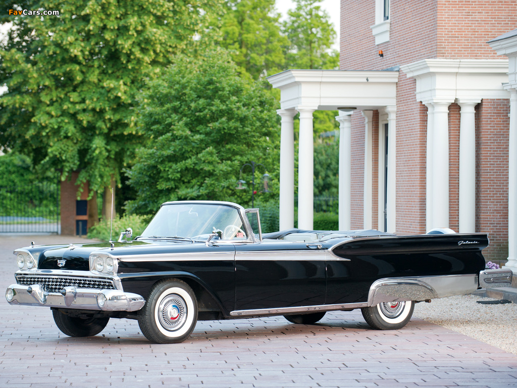 Ford Galaxie Sunliner Convertible 1959 pictures (1024 x 768)