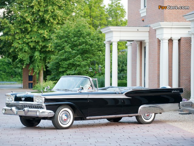 Ford Galaxie Sunliner Convertible 1959 pictures (640 x 480)