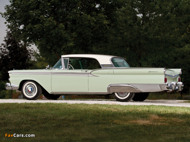 Ford Galaxie Skyliner 1959 wallpapers (640 x 480)