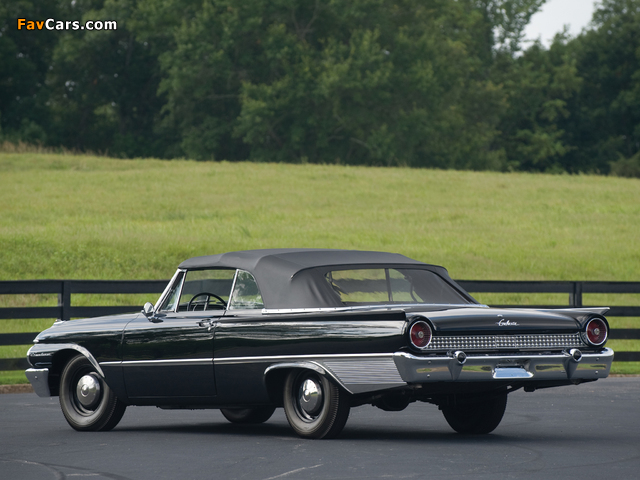 Ford Galaxie XL 401 Sunliner Convertible 1961 pictures (640 x 480)