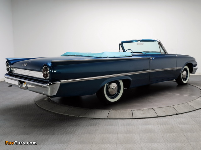 Ford Galaxie Sunliner 390 1961 wallpapers (640 x 480)