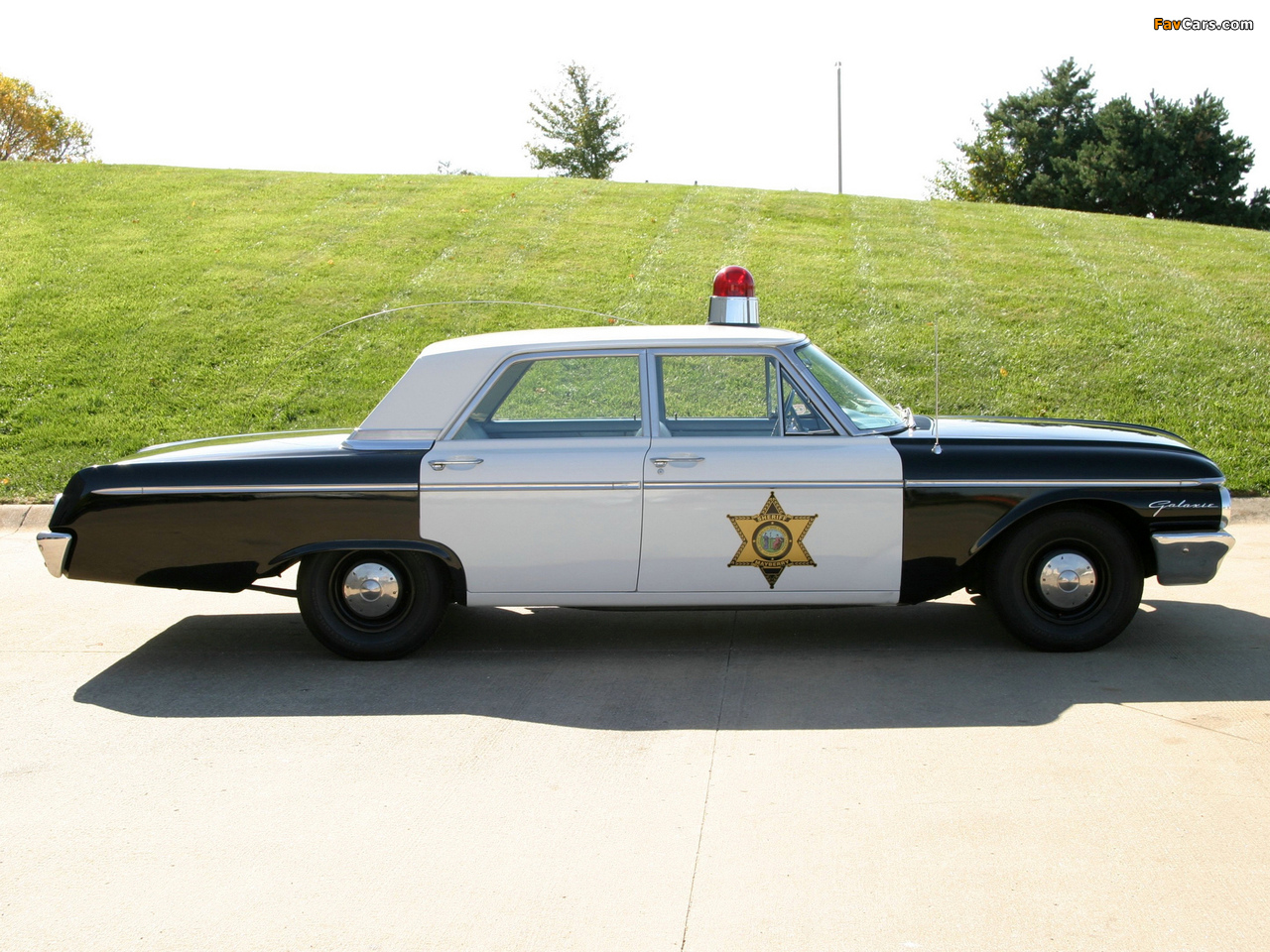 Ford Galaxie Town Sedan Police 1962 images (1280 x 960)