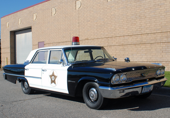 Ford Galaxie 4-door Sedan Police 1963 images