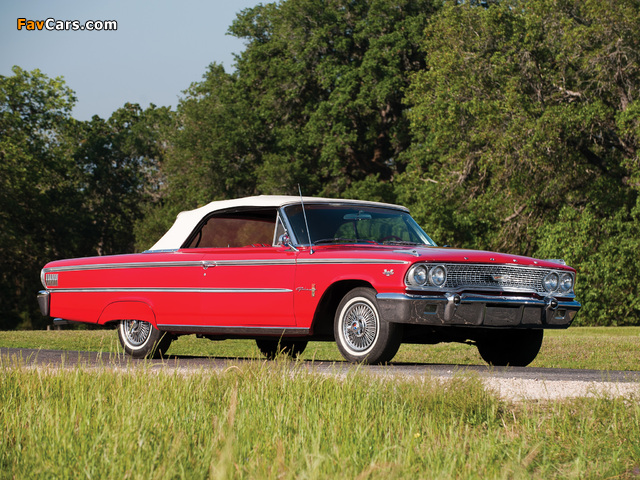 Ford Galaxie 500 XL Sunliner 1963 images (640 x 480)