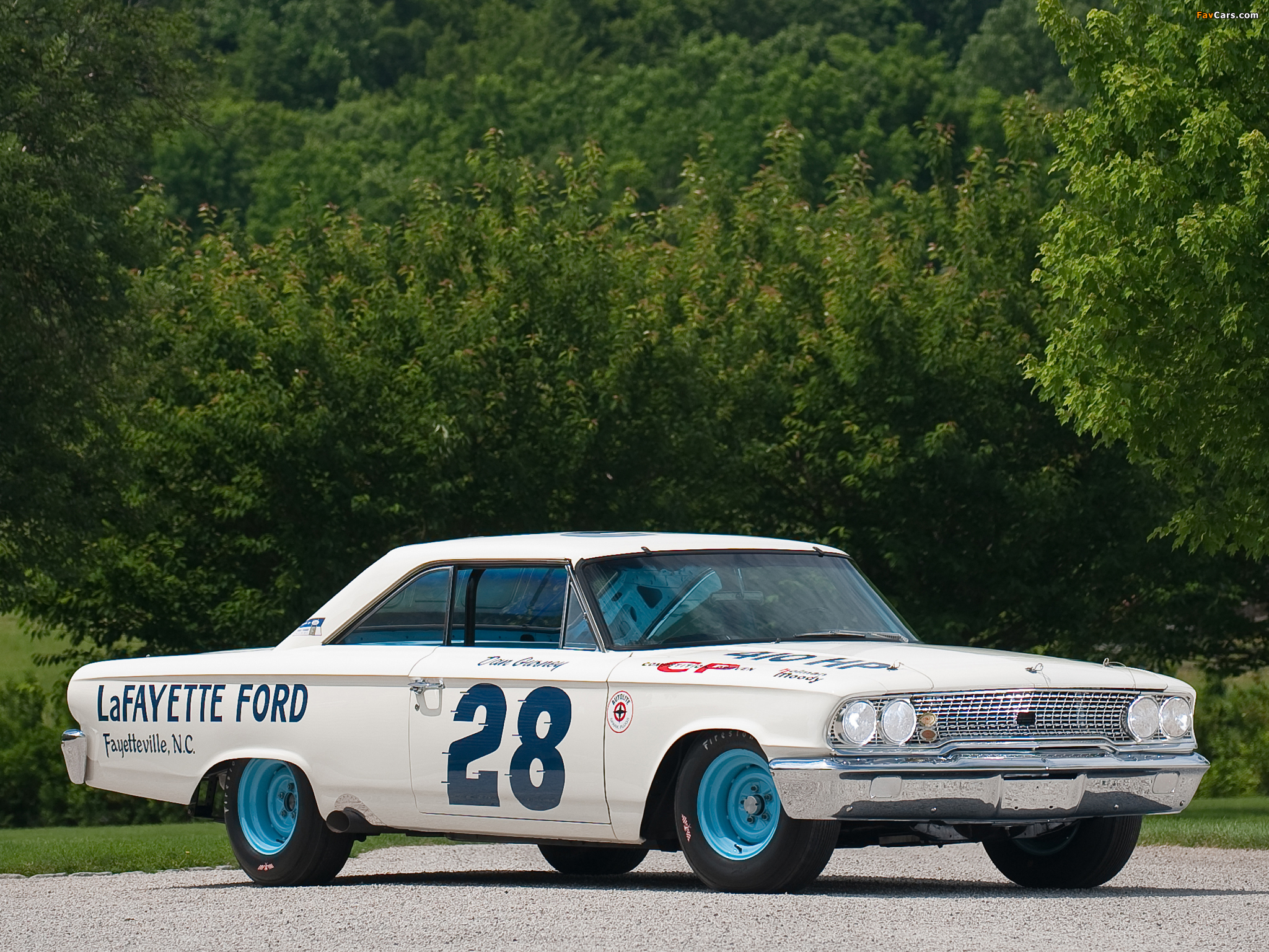 Ford Galaxie 500 XL 427 Lightweight NASCAR Race Car 1963 photos (2048 x 1536)
