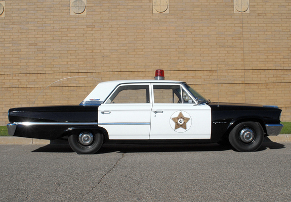 Ford Galaxie 4-door Sedan Police 1963 photos