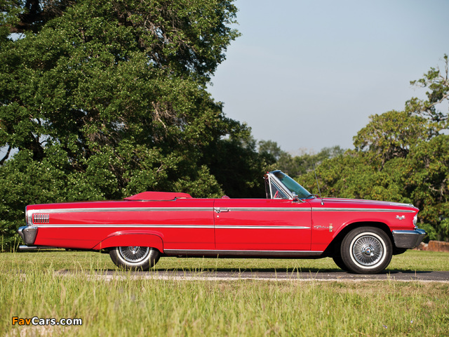 Ford Galaxie 500 XL Sunliner 1963 wallpapers (640 x 480)
