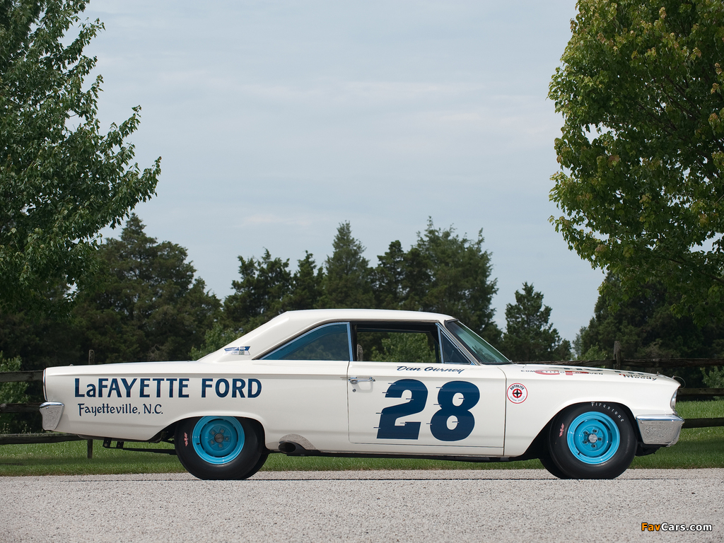 Ford Galaxie 500 XL 427 Lightweight NASCAR Race Car 1963 wallpapers (1024 x 768)