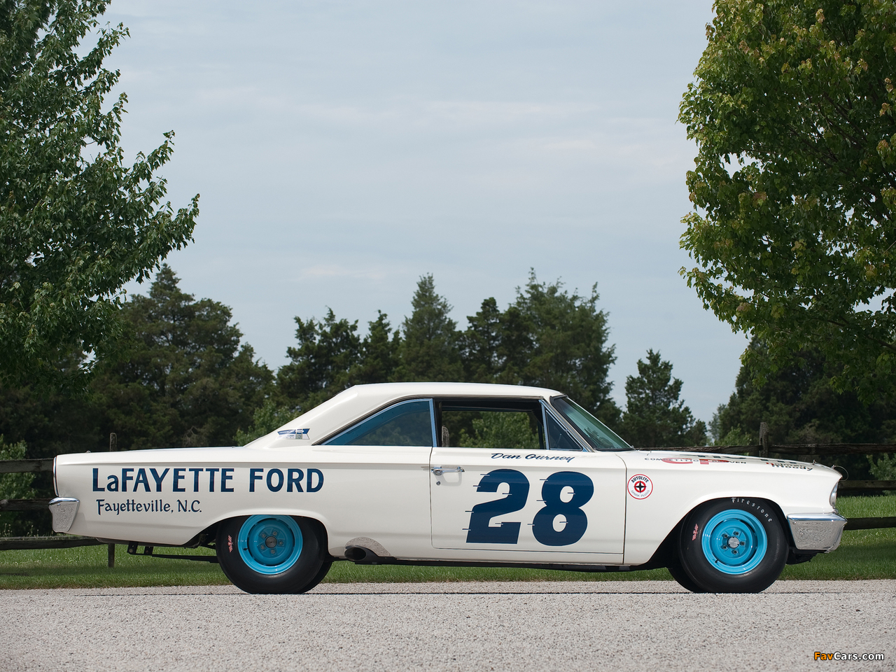 Ford Galaxie 500 XL 427 Lightweight NASCAR Race Car 1963 wallpapers (1280 x 960)