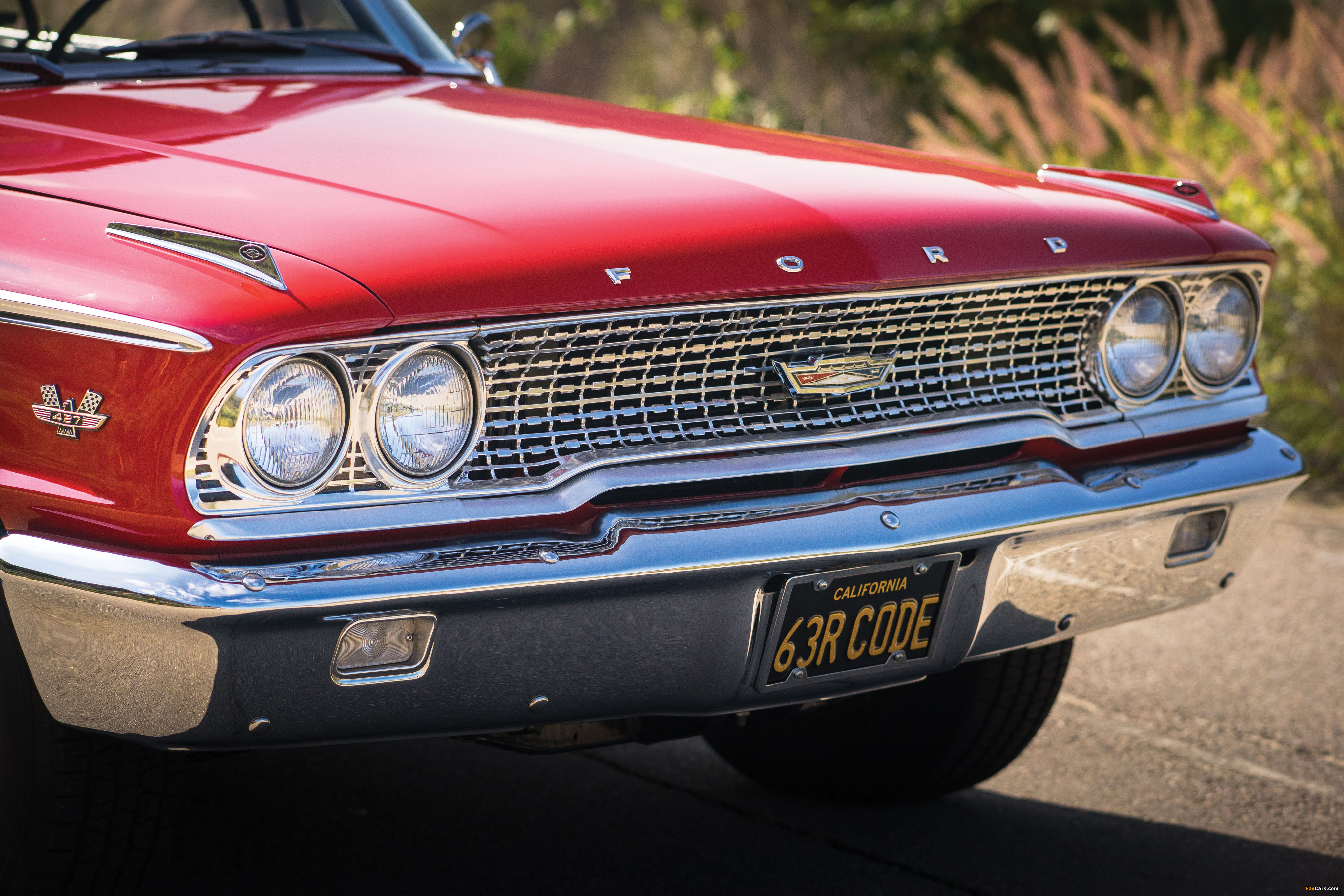 Ford Galaxie 500 R-code Fastback Hardtop (63B) 1963 wallpapers (4096 x 2731)