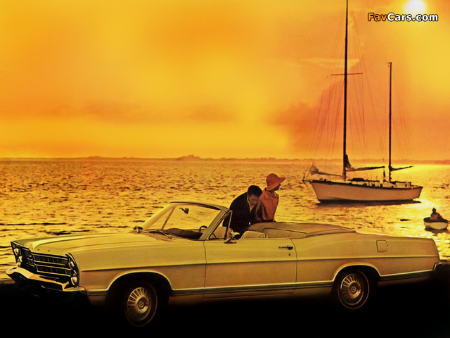 Ford Galaxie 500 XL Convertible 1967 wallpapers (640 x 480)