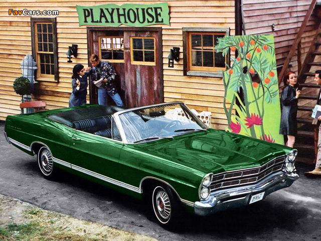 Ford Galaxie 500 XL Convertible 1967 wallpapers (640 x 480)