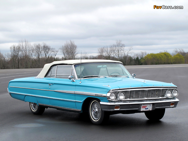 Photos of Ford Galaxie 500 Convertible 1964 (640 x 480)