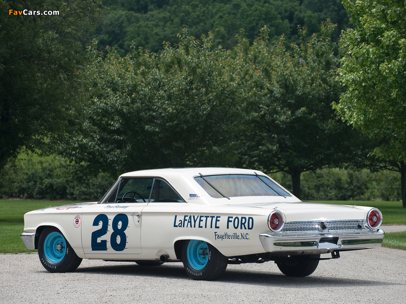 Pictures of Ford Galaxie 500 XL 427 Lightweight NASCAR Race Car 1963 (800 x 600)