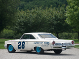 Pictures of Ford Galaxie 500 XL 427 Lightweight NASCAR Race Car 1963